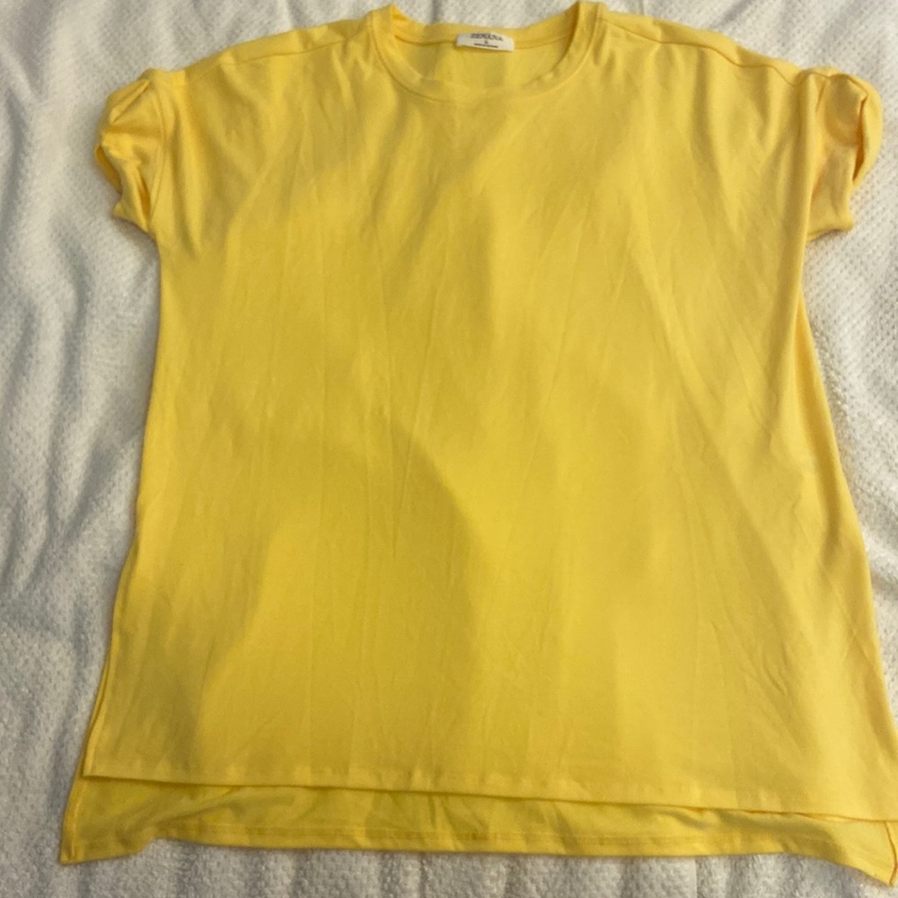 Zenana Shirt w/ Side slits